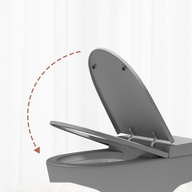 Modern Siphon Jet Toilet Bowl Floor Mount Bidet Toilet with Seat for Bathroom
