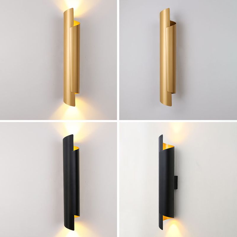Gewikkelde muurverlichting armatuur eigentijdse stijl metalen wand gemonteerd verlichtingsarmatuur