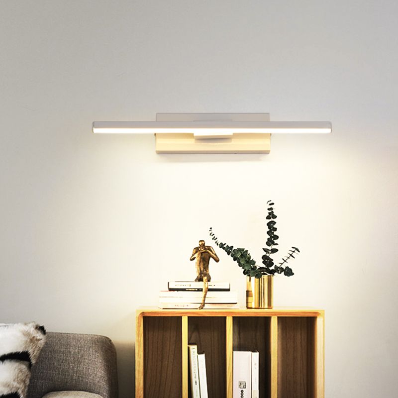 Moderna Nordic Style Lineal Wall Donce Aluminium 1 Light Sponces for Study Bedroom