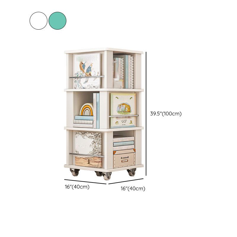 Engineered Wood Standard Bookcase Closed Back Scandinavian Bookshelf