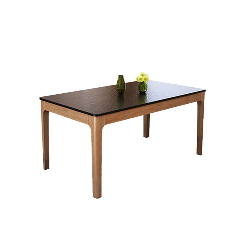 Black and Brown Dining Room Dinner Kitchen Table Modern Dining Table