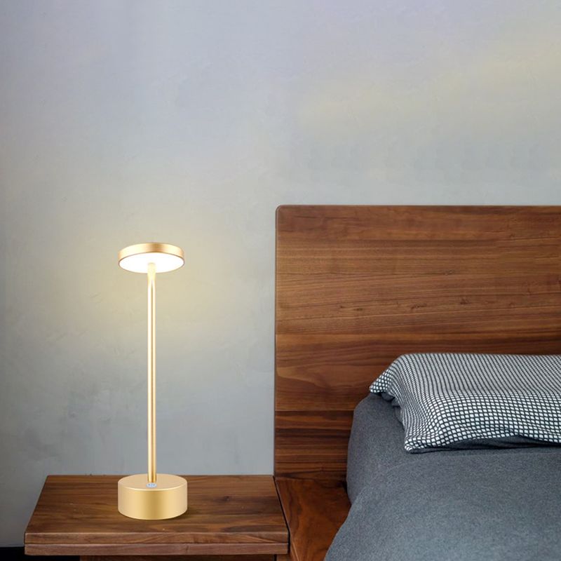 Aluminium tafellamp Moderne stijl Single licht LED -tafellicht voor slaapkamer