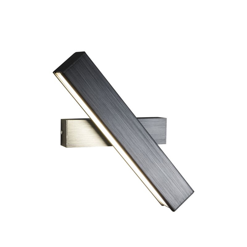 Square Shape Metal Wall Light Modern 1-Light Wall Mounted Light Fixture