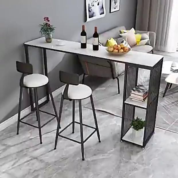 Rectangular Counter Height Pub Set 1/2/3 Pieces Pub Dining Set