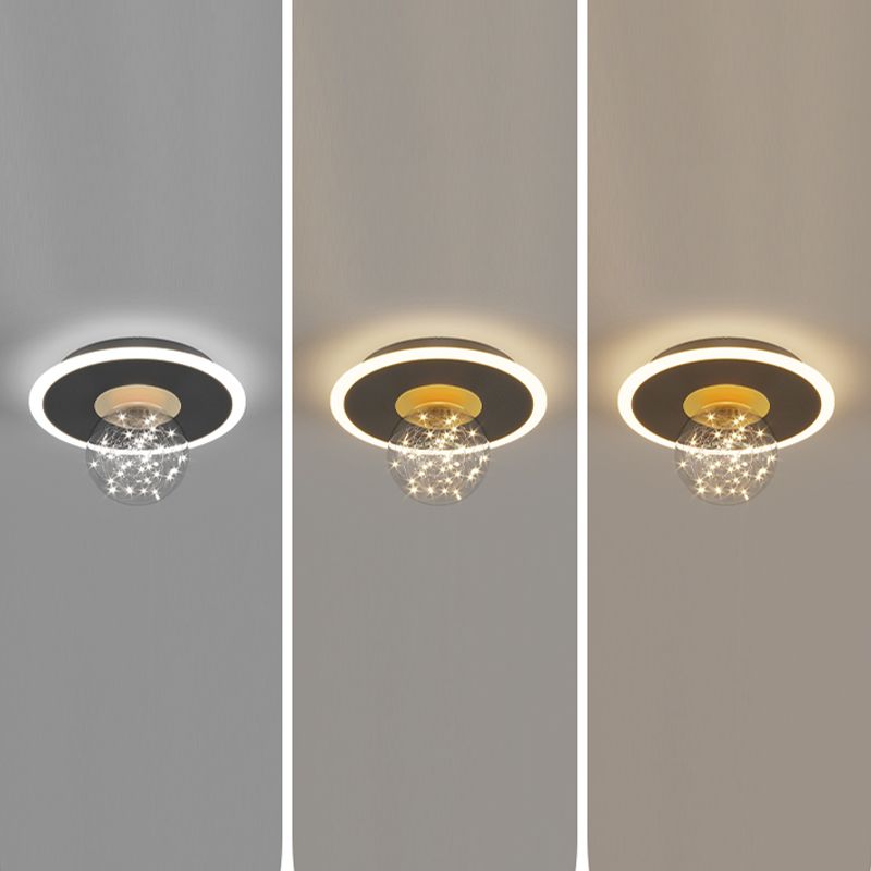 Modern Ceiling Lamp Gypsophila LED Flush Mount Light Fixture for Living Room