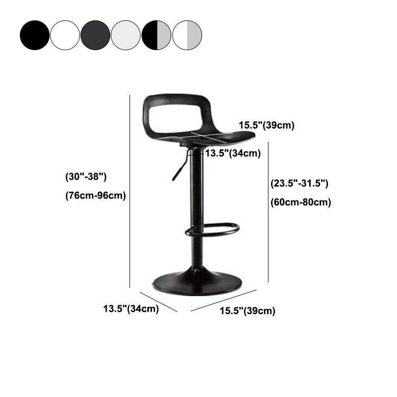 Modern Adjustable Height Bar-stool Metal Counter Bar Stool for Home