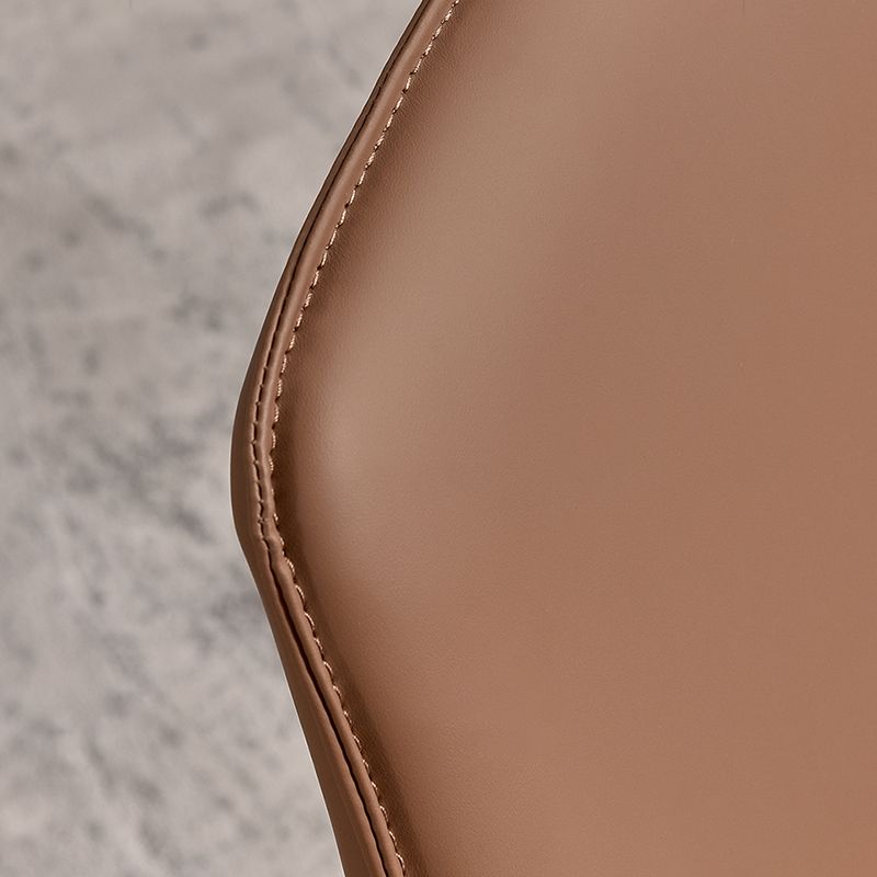 Faux Leather Parsons Dining Chair Dining Room Upholstered Chair