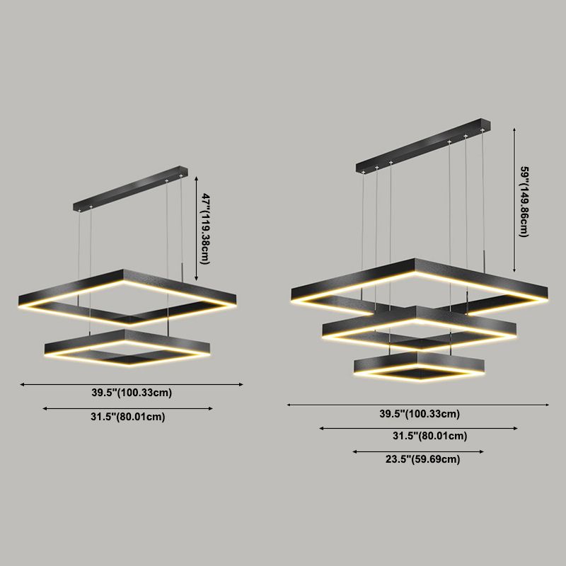 Nordic Modern Simple Style Pendant Chandelier Light for Living Room Dining Room