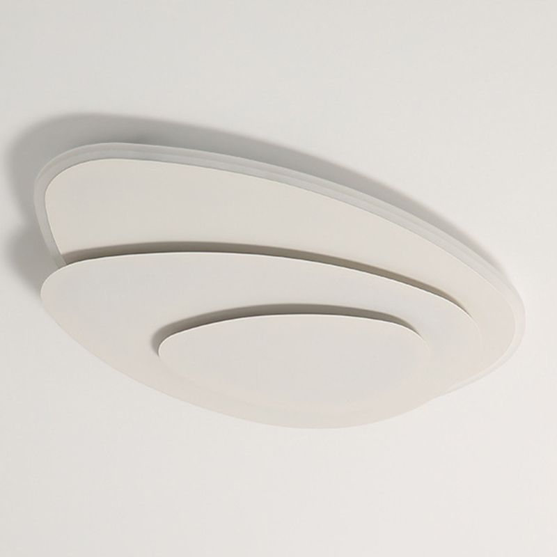 White LED Flush Mount Lighting Modernism Ceiling Light for Foyer