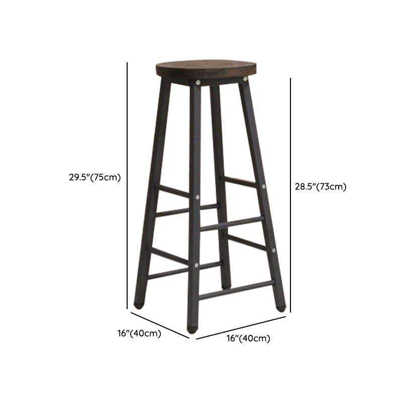 Industrial Bar Table Set 1/5/9 Pieces Solid Wood Pub Table Set for Indoor