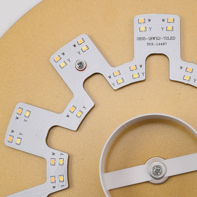 Goldene metallwandmontierte Leuchte moderne Stil kreisförmiger 1 Lichtwandleuchte