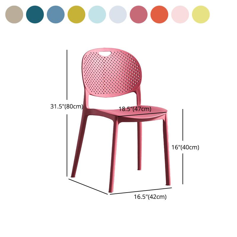 Sillas apilables modernas que cenan la silla sin brazos con las piernas plásticas para la cocina
