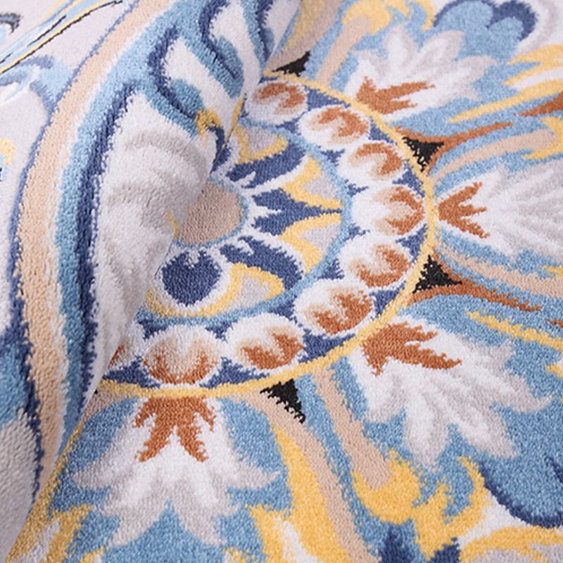 Glam Rug Mid-Century Area Rug Polyester Easy Care Carpet for Bedroom