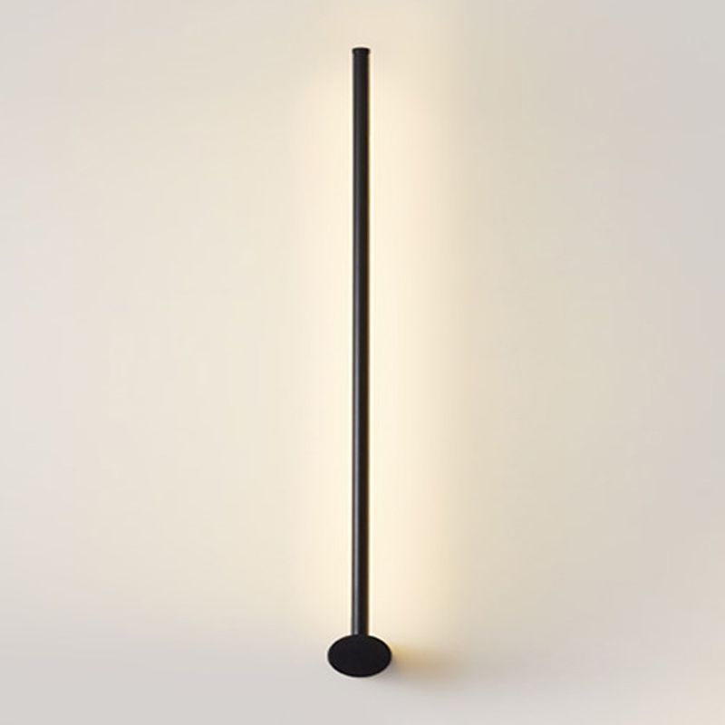 Moup de montant à bande longue lumière simple, application murale de surface LED simple pour le couloir