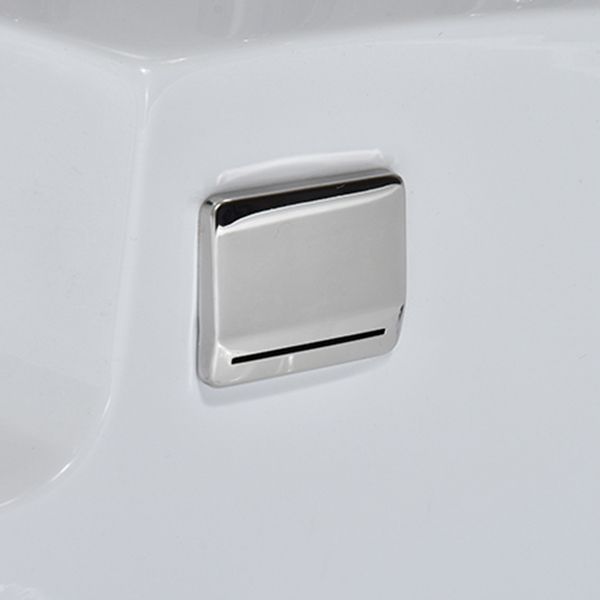 Flat Bottom Soaking Bathtub Antique Finish Corner Modern Bath Tub