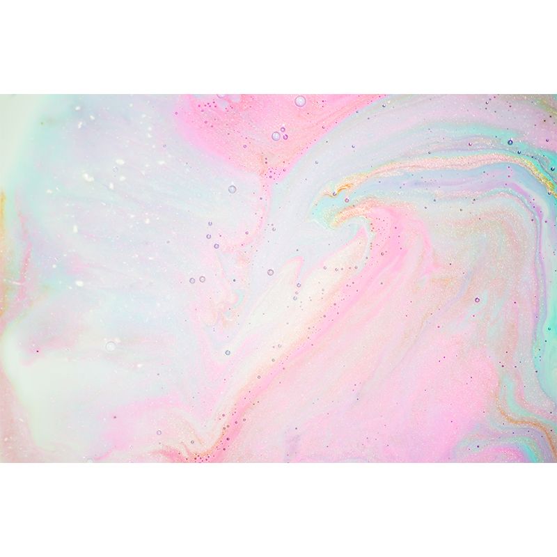 Water Resistant Bubbles Wall Mural Minimalist Non-Woven Cloth Wall Art, Custom Made