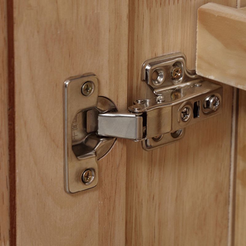 Rubberwood Wardrobe Closet with Shelves Traditional Wardrobe Cabinet