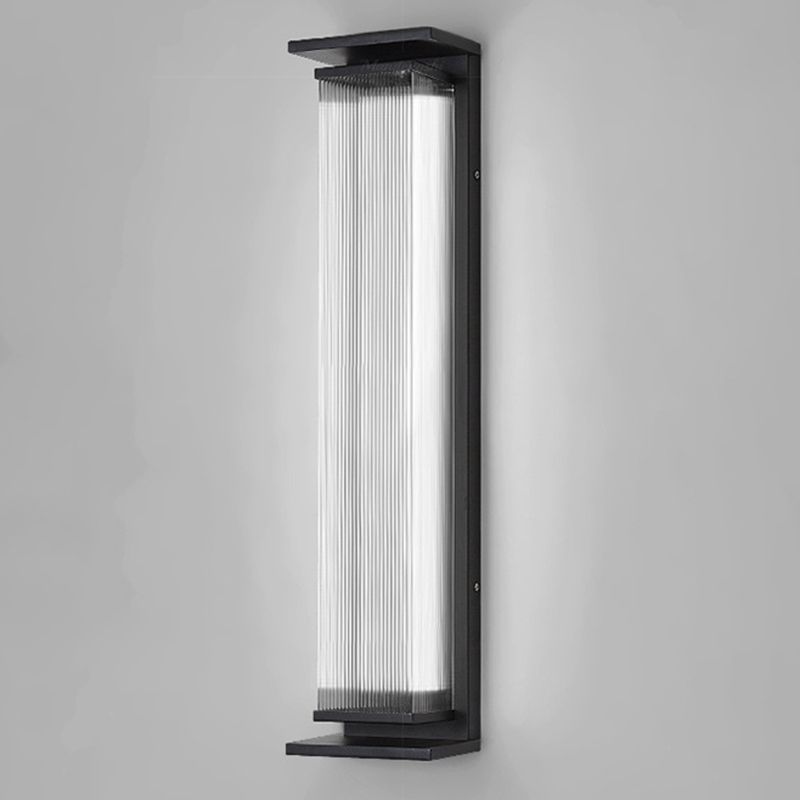 Metal Rectangle Wall Mount Lamp Simple 1 Light Wall Mounted Light Fixture