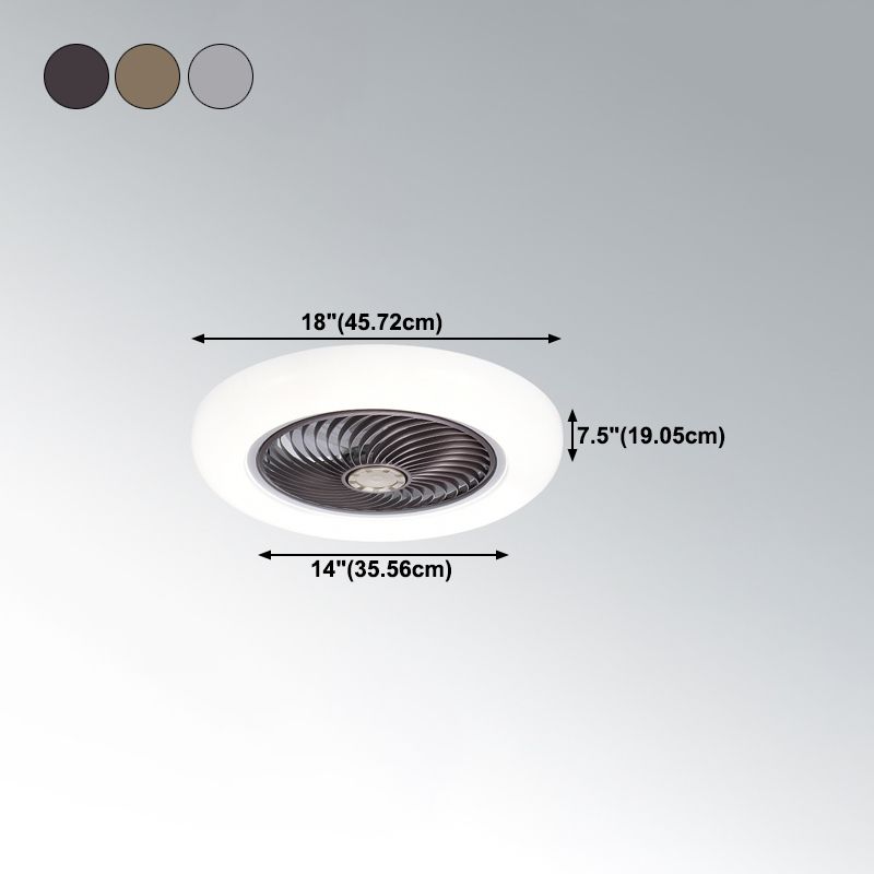 Ceiling Fan Light Minimalist Style Bedroom LED Ceiling Mounted Light