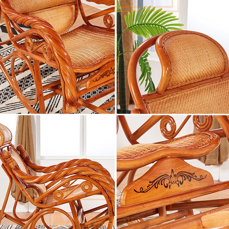 Traditional Wicker Rocking Chair Rocker Chair for Living Room
