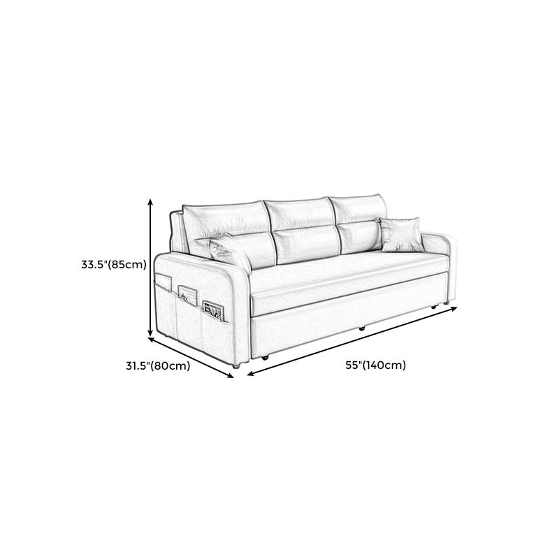 Quadrat -Armsofa -Keks -Rückensofa für Wohnung und Bonusraum