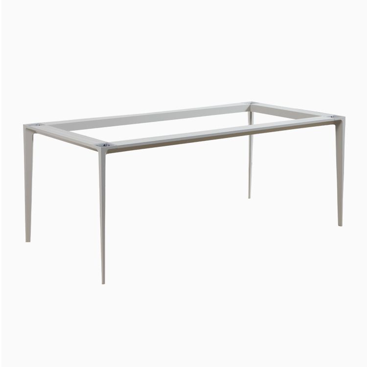 Contemporary Sintered Stone Standard Dining Set Rectangle Kitchen Dining Set in White