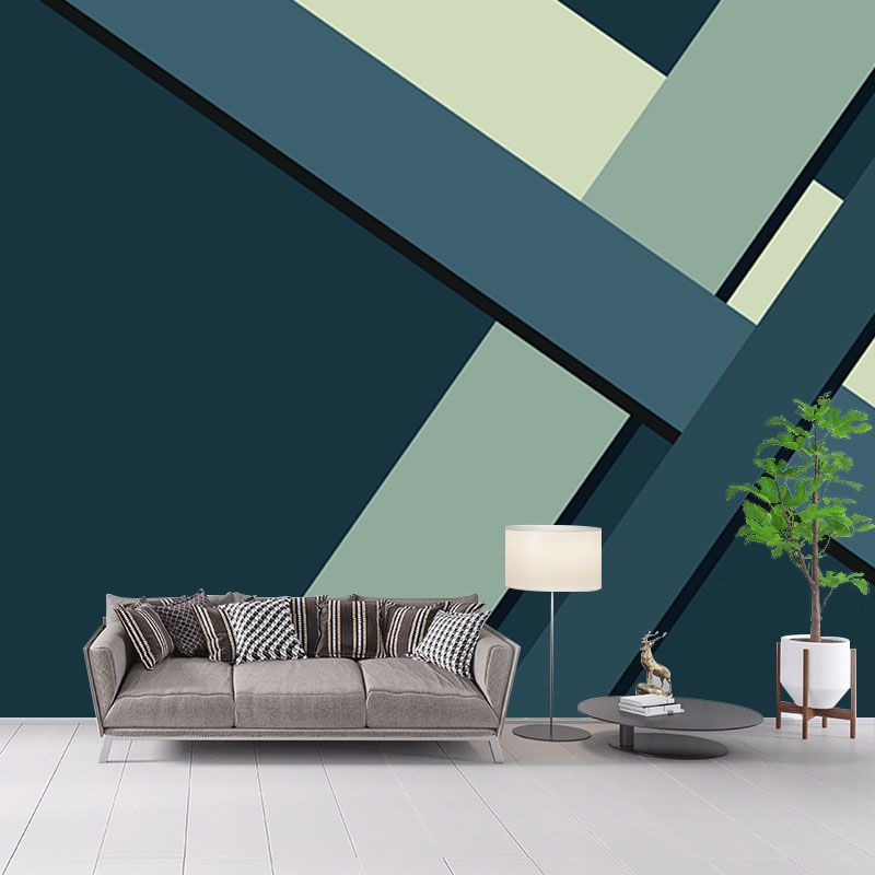 Decorative Illustration Mural Wallpaper Geometry Indoor Wall Mural