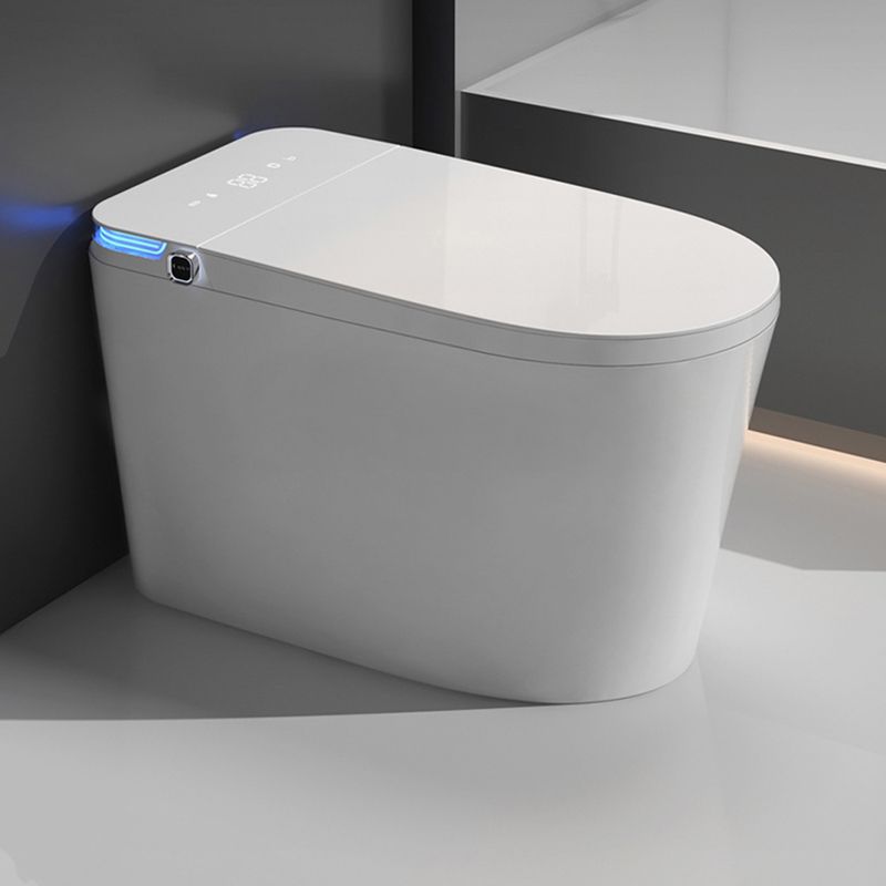 One Piece Toilet ABS Modern Toilet Floor Mounted Siphon Jet Toilet Bowl