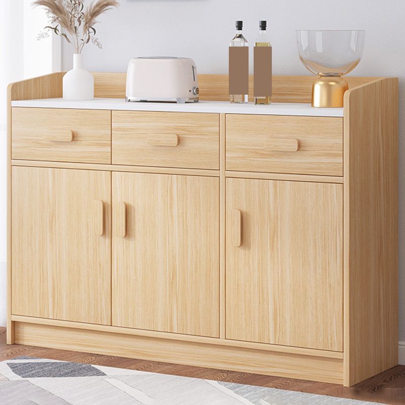 Modern Wood Accent Cabinet with Drawer Rectangle Side Cabinet