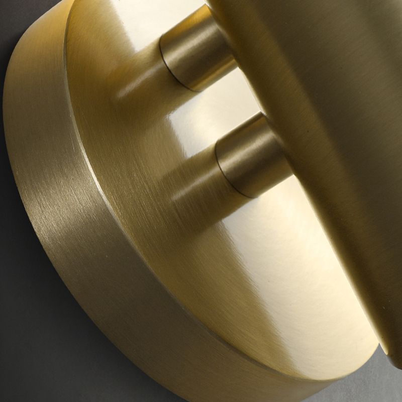 Nordic Style Wall Light Geometric 1 Light Wall Sconce with Brass for Bedroom