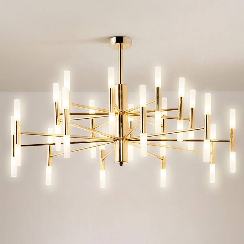 Lumières suspendues postmodernes Chandelier en métal pour le salon du salon