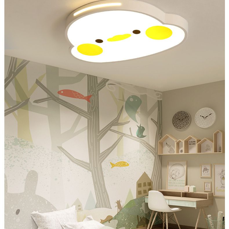 Animal Flush Mount Ceiling Light Cartoon Acrylic Ceiling Mount Light Fixture for Children Bedroom