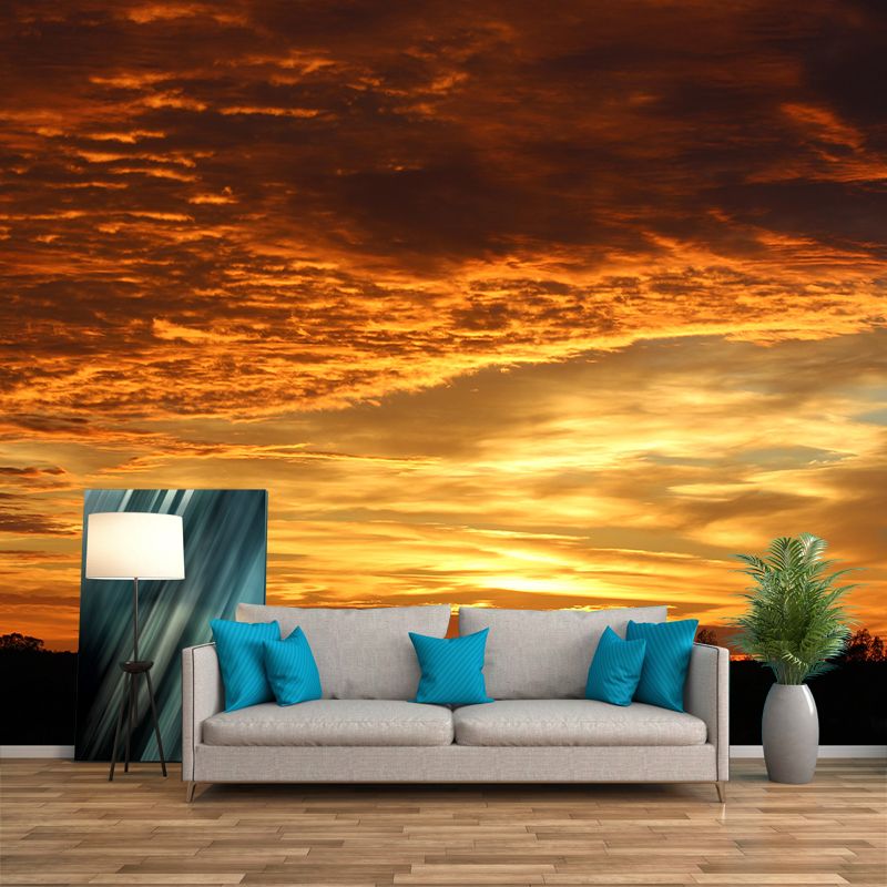 Customized Beautiful Sky Mural Mildew Resistant for Bedroom Decoration