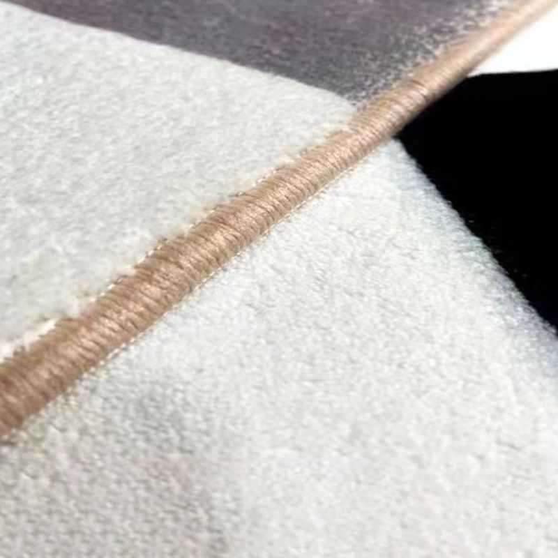Bunter Gitterteppich aus Polyester mit rutschfester Rückseite, waschbarer Teppich für Heimdekoration