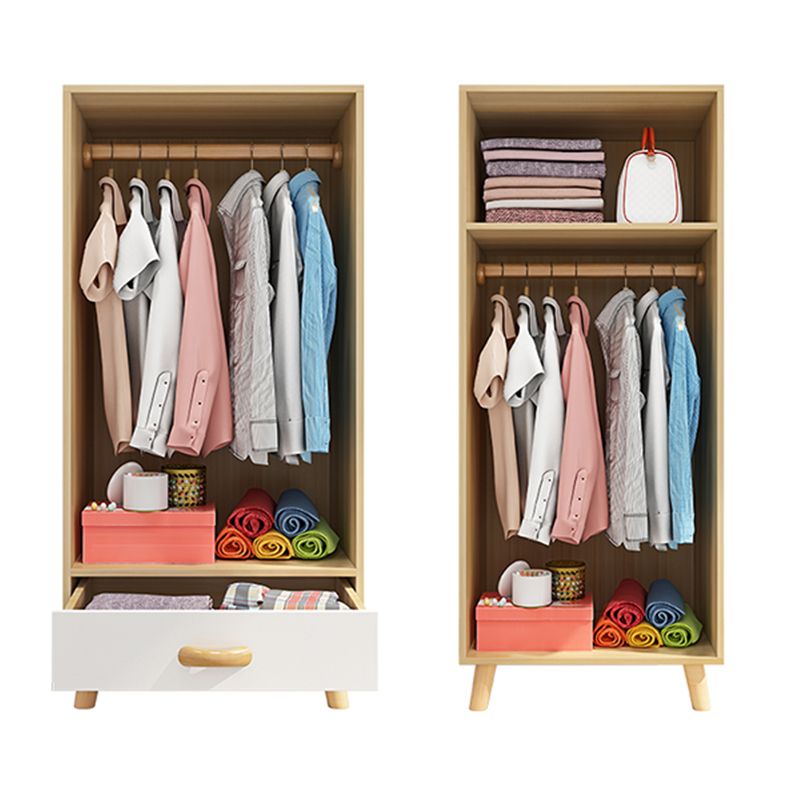 Manufactured Wood Storage Cabinet with Wooden Legs Modern Cabinet for Bedroom