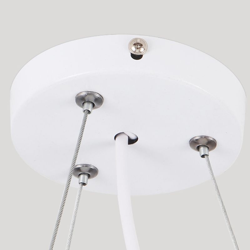 Lampes suspendues contemporaines en or luminaires d'éclairage pendentif en métal avec ombre acrylique