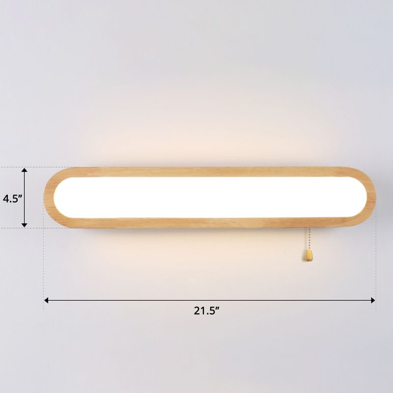 Sfonde a parete a filo oblungo semplicità LED LED Montata a parete con diffusore acrilico per corridoio