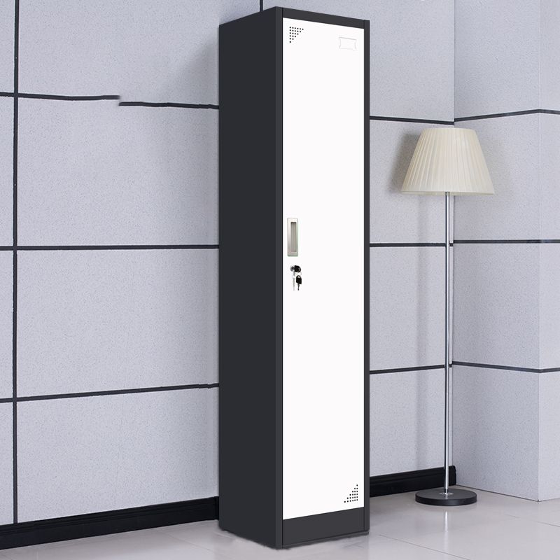 15"L Steel Wardrobe Armoire Modern Hinged Wardrobe Cabinet for Home