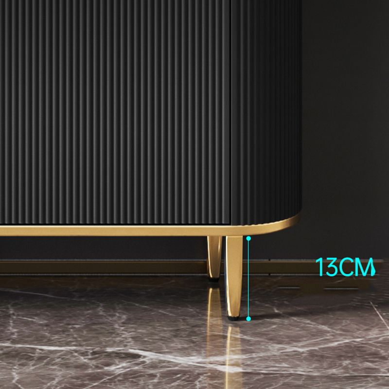 Glam 1 Drawer Sideboard Sintered Stone Top Sideboard for Living Room