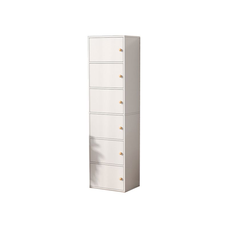 Modern Wooden Accent Cabinet Rectangle Storage Cabinet with Drawer