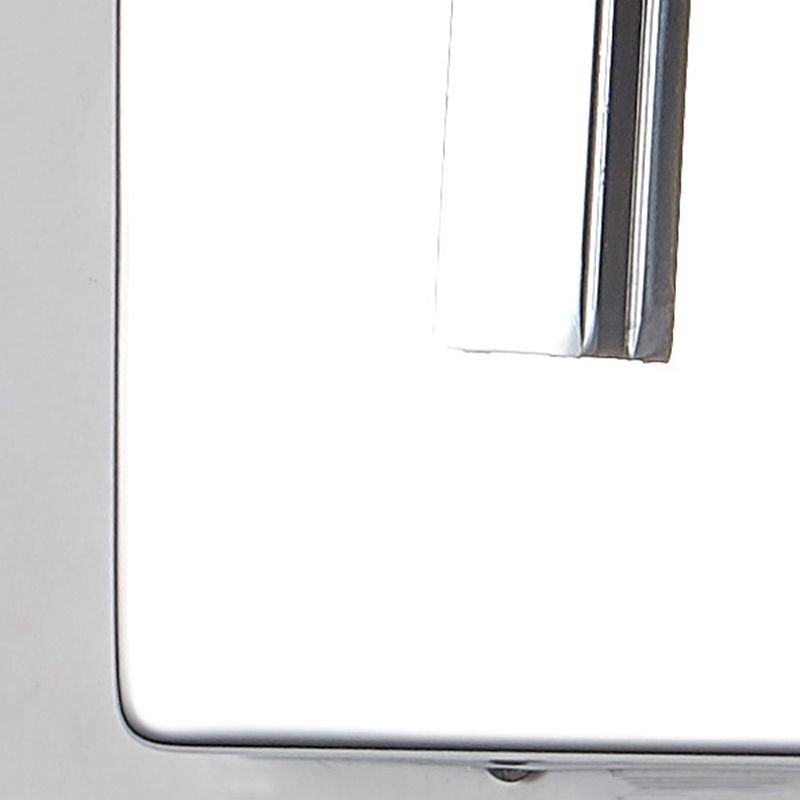 Metal Modern Wall Sconce Rectangle Shape Wall Light with Fabric Shade for Living Room