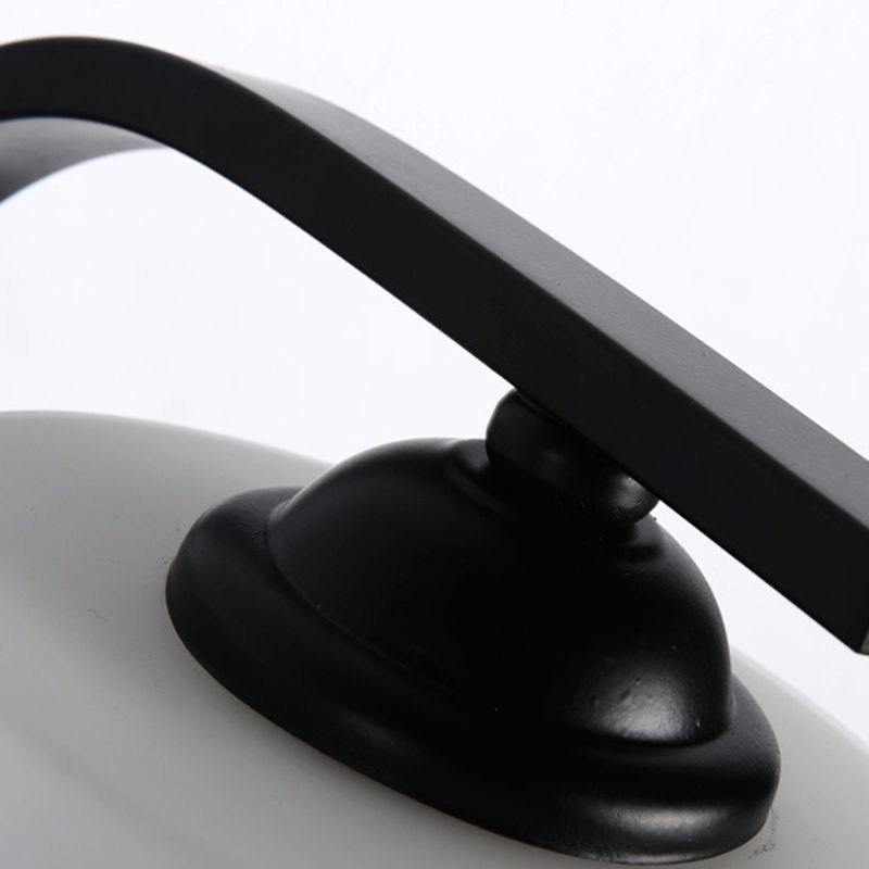 Contemporary Vanity Lamp Cylinder Glass Wall Light Fixture for Bathroom