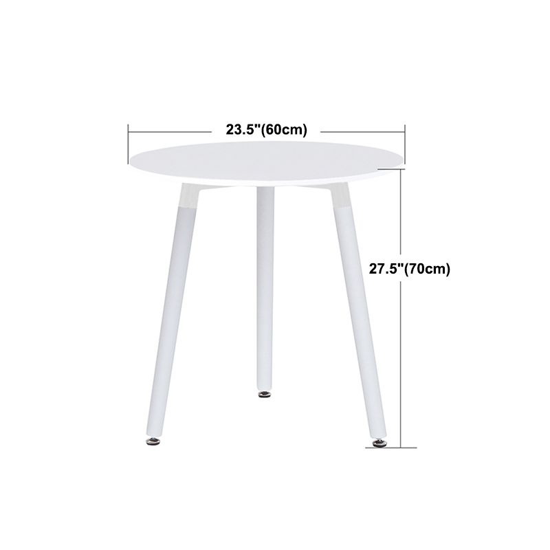 Industrial Style Dining Table 4 Legs Dining Table with Solid Wood Base for Home Use