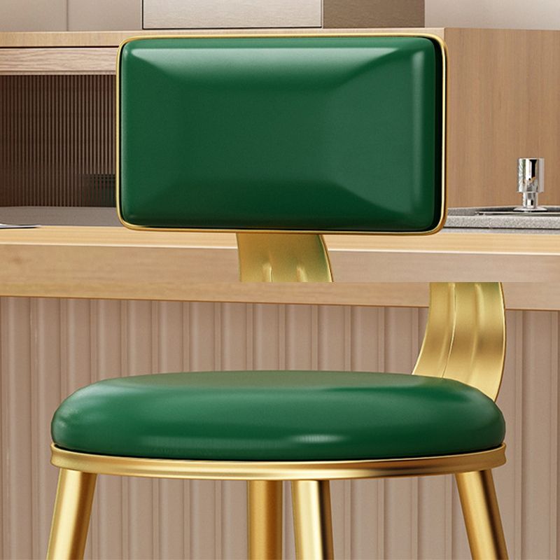 Taburete de bar de metal de estilo industrial, taburete de mostrador con asiento redondo para barra de cocina