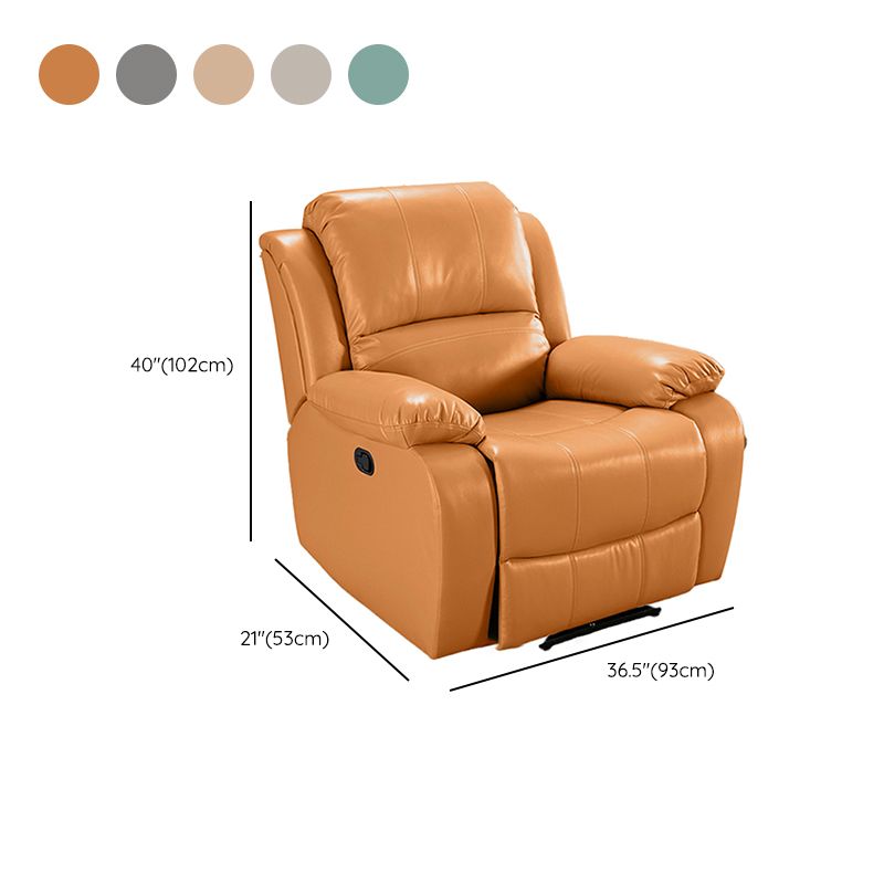 Modern Faux Leather Standard Recliner Swivel Rocker Recliner Chair