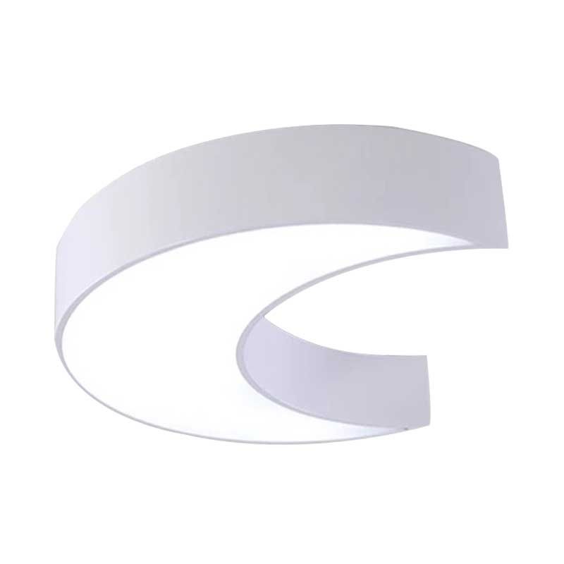 Cartoon Moon Ceiling Light Fixture Acrylic Flushmount Light for Nursing Room Kid Bedroom