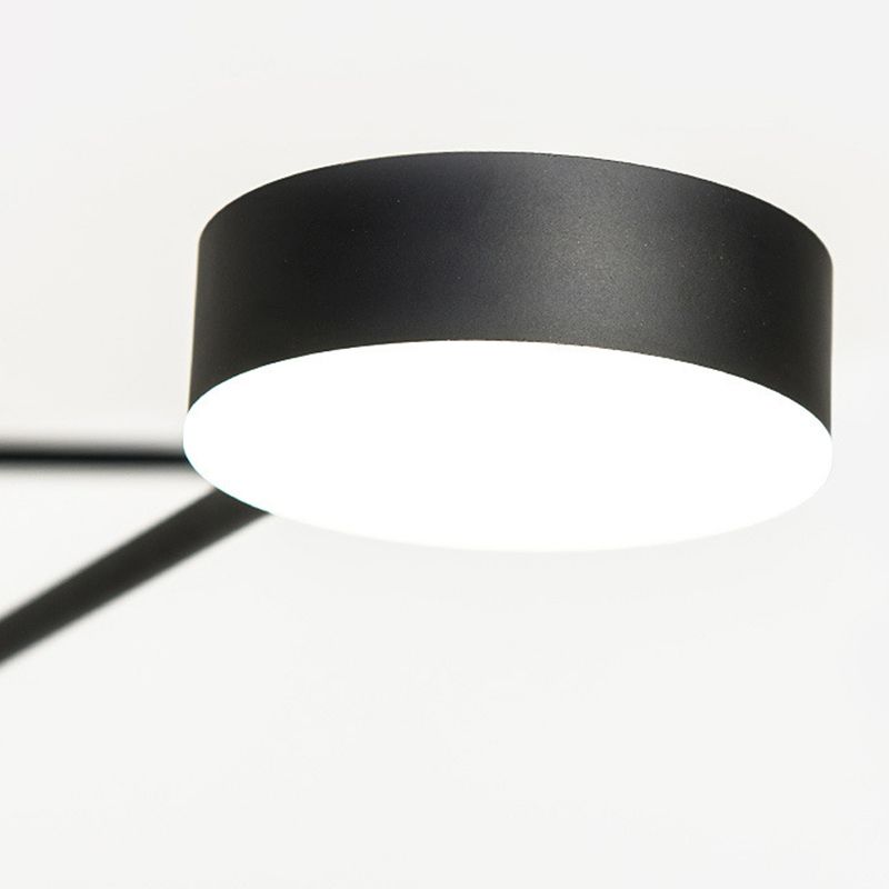 Lámpara de lámpara de starburst simplicidad moderna iluminación colgante acrílica para restaurante