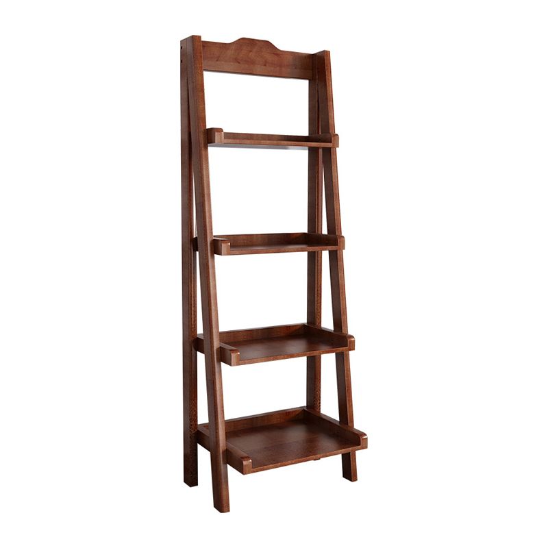 Scandinavian Open Back Standard Bookshelf Wooden Bookcase for Study Room