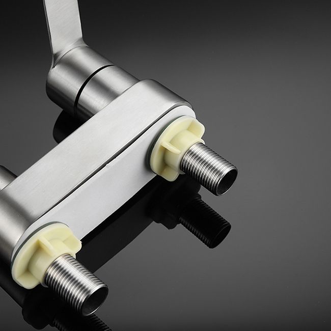 Modern Style Vessel Faucet Stainless Steel Single Handle High Arc Vessel Faucet