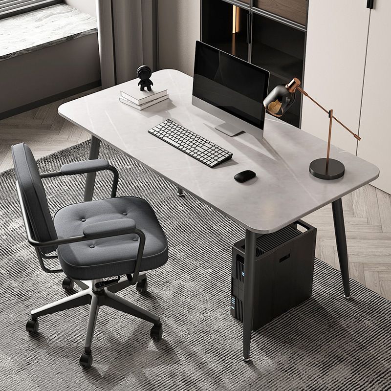 Rectangular Shaped Office Desk White/Black/Grey Writing Desk for Office